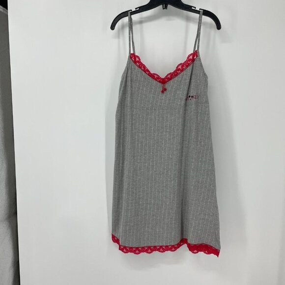 Adorable Lingerie Mickey Mouse red lace trim slip - Picture 4 of 16